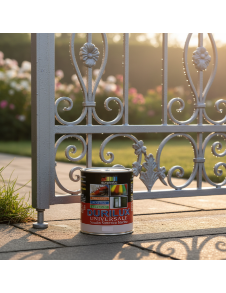 Smalto Sintetico Marino Lucido Per Legno E Ferro Argento 529