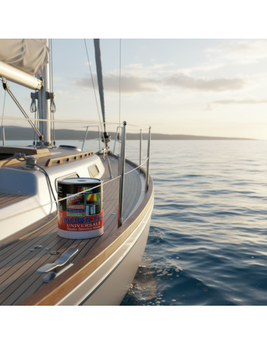 Smalto Sintetico Marino Lucido Per Legno Ferro Grigio Perla 519 Ral 7001 2,5 L