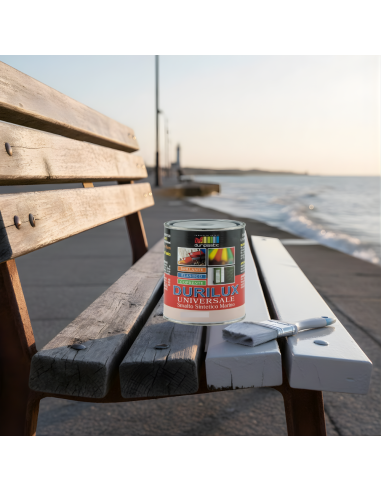 Smalto Sintetico Marino Lucido Per Legno Ferro Grigio Perla 519 Ral 7001 2,5 L