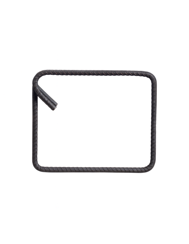 Staffa Chiusa Antisismica Armatura Ferro 20 x 25 cm Strutture Cemento 1 Pezzo - FORTUNATO