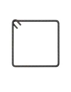 Staffa Chiusa Antisismica Armatura Ferro 45 x 45 cm Strutture Cemento 1 Pezzo