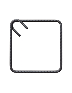 Staffe Antisismiche Armatura Ferro 25x25 cm Strutture Cemento Formati Multipli 2