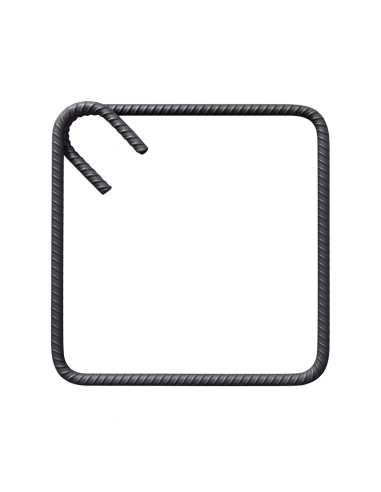 Staffe Antisismiche Armatura Ferro 25x25 cm Strutture Cemento Formati Multipli