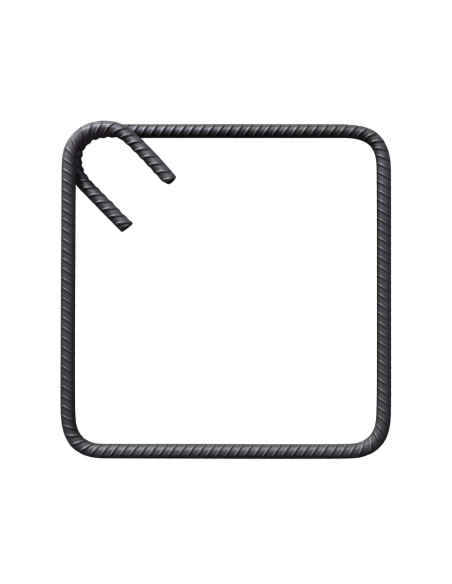 Staffe Antisismiche Armatura Ferro 25x25 cm Strutture Cemento Formati Multipli