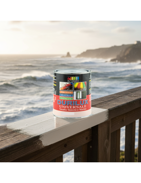Smalto Sintetico Marino Lucido Per Legno E Ferro Alba 518 Ral 7032