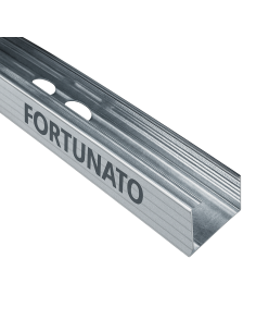 Montante In Acciaio Zincato Per Cartongesso Resistente E Robusto 1 m