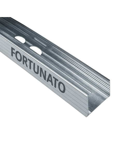 Montante In Acciaio Zincato Per Cartongesso Resistente E Robusto 1 m