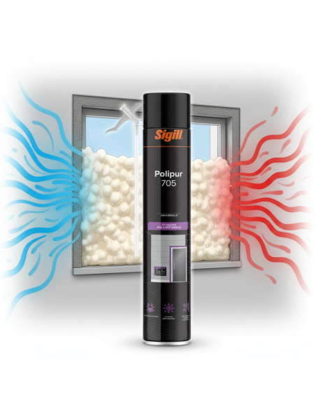 Polipur 705 Schiuma Poliuretanica Monocomponente Per Isolamento E Assemblaggio