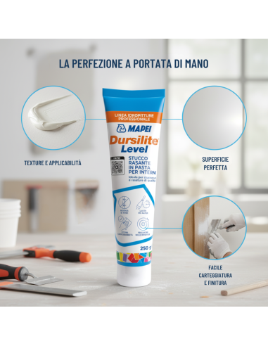 Stucco Rasante Acrilico Dursilite Level Mapei Per Interni