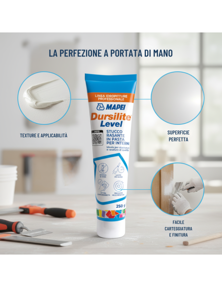 Stucco Rasante Acrilico Dursilite Level Mapei Per Interni