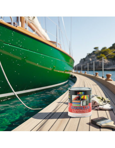Smalto Sintetico Marino Lucido Per Legno E Ferro Smeraldo 522 Ral 6029