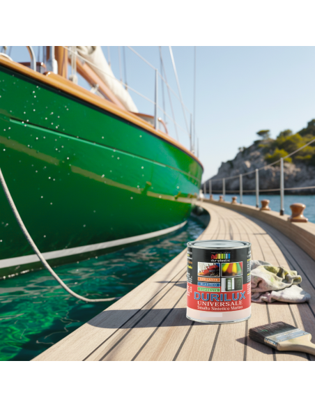 Smalto Sintetico Marino Lucido Per Legno E Ferro Smeraldo 522 Ral 6029