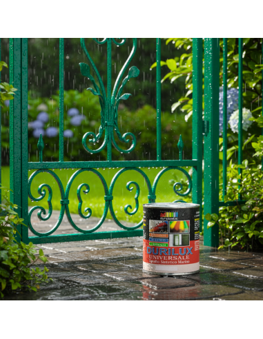 Smalto Sintetico Marino Lucido Per Legno E Ferro Smeraldo 522 Ral 6029