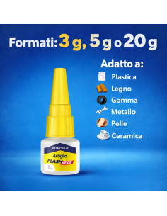 Adesivo Cianocrilato CianoWill Incollaggio Istantaneo 5 Gr. 2