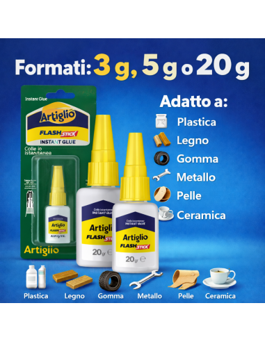 Adesivo Cianocrilato CianoWill Incollaggio Istantaneo 20 Gr