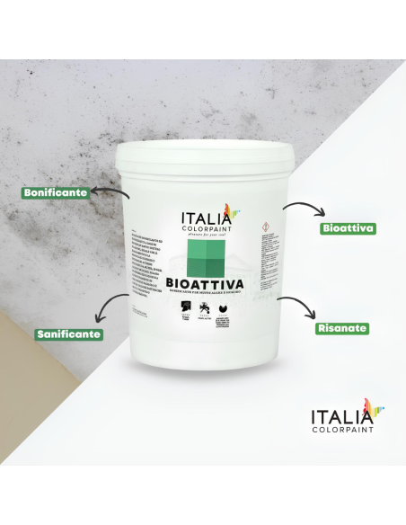 Risanamento Pareti Sanificante Bonificante Muffa Spore Alghe Muschi Bioattiva