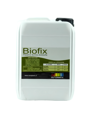 Fissativo Bonificante Sanificante Biofix Barriera Protettiva Antimuffa Antialga 