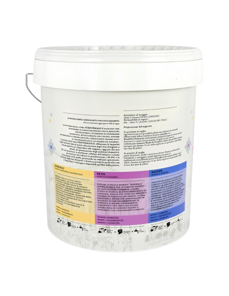 Idropittura Acrilica Ultraopaca Superlavabile Idromat Performance Ioni Argento Italia ColorPaint - foto 2
