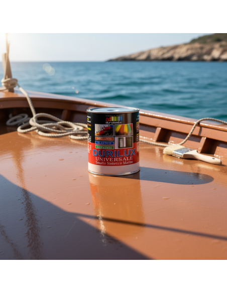 Smalto Sintetico Marino Lucido Per Legno E Ferro Nocciola 509 Ral 8001