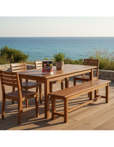 Smalto Sintetico Marino Lucido Per Legno E Ferro Nocciola 509 Ral 8001 DURIPLASTIC - foto 4