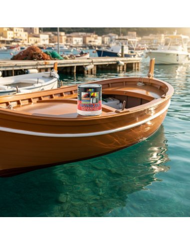 Smalto Sintetico Marino Lucido Per Legno E Ferro Cammello 510 Ral 8003