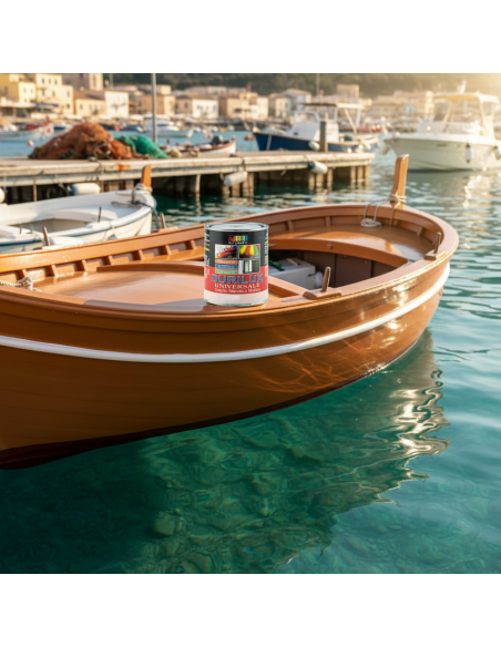 Smalto Sintetico Marino Lucido Per Legno E Ferro Cammello 510 Ral 8003