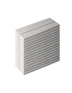 Semilavorato Cartongesso Fibra Alluminio Led 14,5x200 cm 15 Pezzi 30 m Lineari