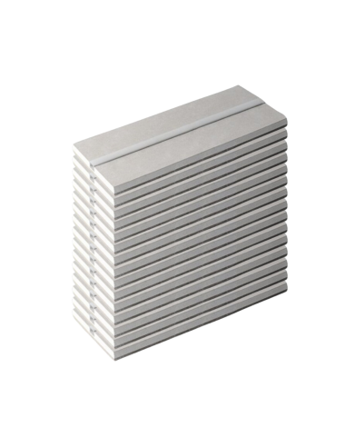 Semilavorato Cartongesso Fibra Alluminio Led 14,5x200 cm 15 Pezzi 30 m Lineari