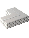 Semilavorato Cartongesso Fibra Alluminio Luce Led Angolo 14,5x29x29 cm 4 Pezzi