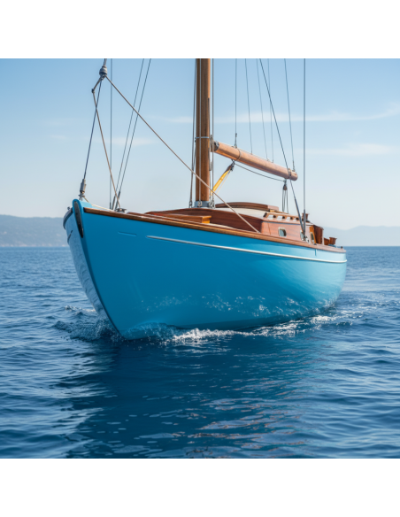 Smalto Sintetico Marino Lucido Per Legno E Ferro Celeste 516 Ral 5012