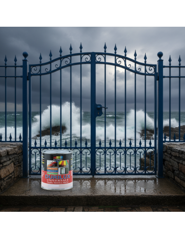 Smalto Sintetico Marino Lucido Per Legno E Ferro Blu 537 Ral 5017