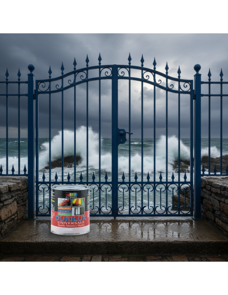 Smalto Sintetico Marino Lucido Per Legno E Ferro Blu 537 Ral 5017