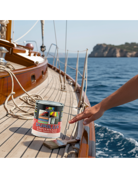 Smalto Sintetico Marino Lucido Per Legno E Ferro Pompei 515 Ral 3009