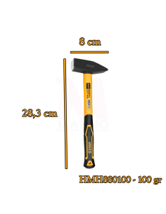 Martello Tedesco Impugnatura Vetroresina Lavori Carpenteria Riparazioni 300 g 2