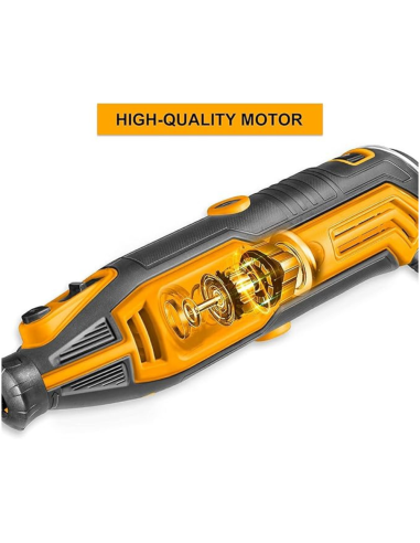 Minismerigliatrice Flessibile 130 W + 109 Accessori Taglio Levigatura Lucidatura