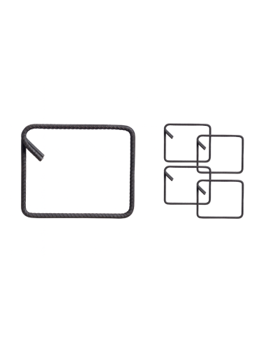 Staffe Antisismiche Armatura Ferro 20x25 cm Strutture Cemento Formati Multipli
