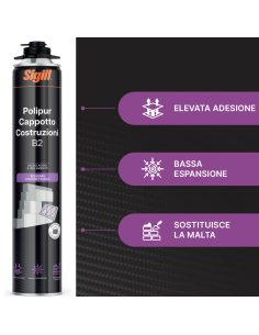 Schiuma Poliuretanica Polipur Cappotto B2 Matic 800 ml 2