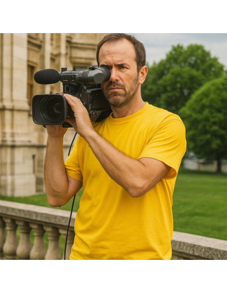 T-shirt Zanzibar Manica Corta Colore Giallo 100% Cotone Traspirante Leggera