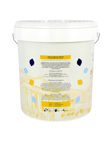 Idropittura Murale Traspirante Multiuso Bianca Jollymax Plus Vari Formati