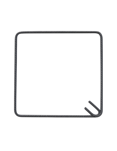 Staffe Antisismiche Armatura Ferro 40x40 cm Strutture Cemento Formati Multipli