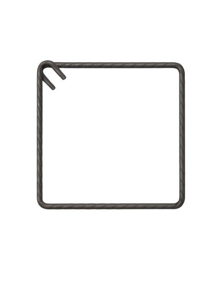 Staffe Antisismiche Armatura Ferro 45x45 cm Strutture Cemento Formati Multipli