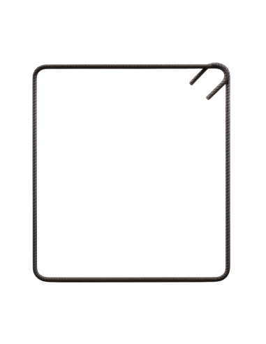 Staffe Antisismiche Armatura Ferro 50x50 cm Strutture Cemento Formati Multipli