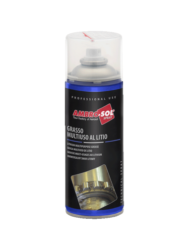 Grasso Multiuso Al Litio Spray Per Lubrificazione 400 ml
