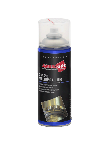 Grasso Multiuso Al Litio Spray Per Lubrificazione 400 ml
