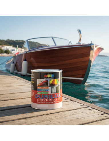 Smalto Sintetico Marino Lucido Per Legno E Ferro Cuoio 511 Ral 8002