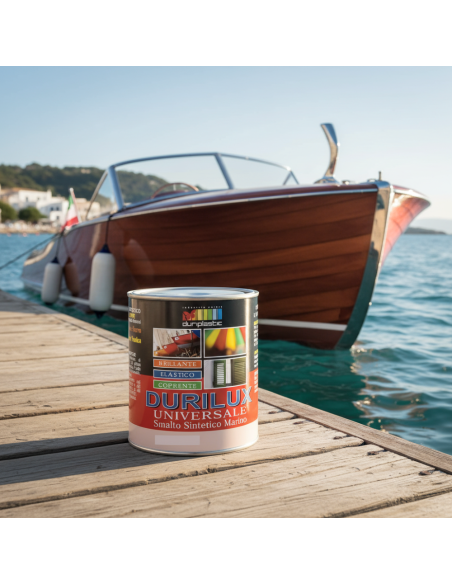 Smalto Sintetico Marino Lucido Per Legno E Ferro Cuoio 511 Ral 8002