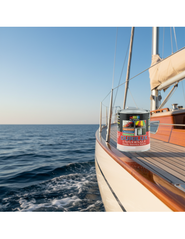 Smalto Sintetico Marino Lucido Per Legno E Ferro Bianco Perla 526 Ral 1013