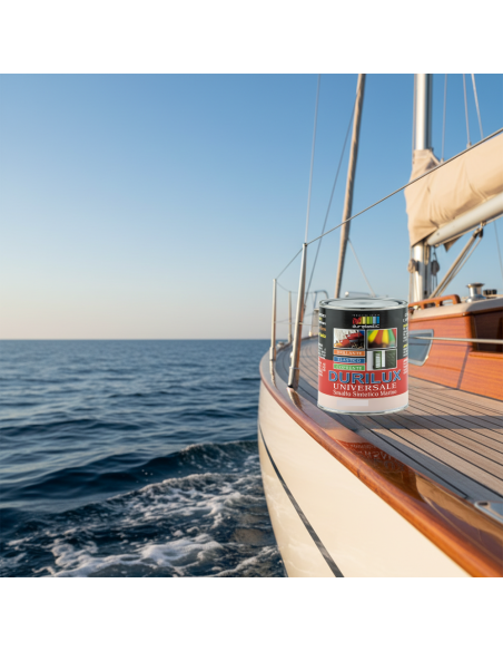 Smalto Sintetico Marino Lucido Per Legno E Ferro Bianco Perla 526 Ral 1013