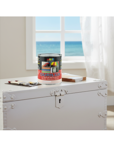 Smalto Sintetico Marino Lucido Per Legno E Ferro Bianco Perla 526 Ral 1013