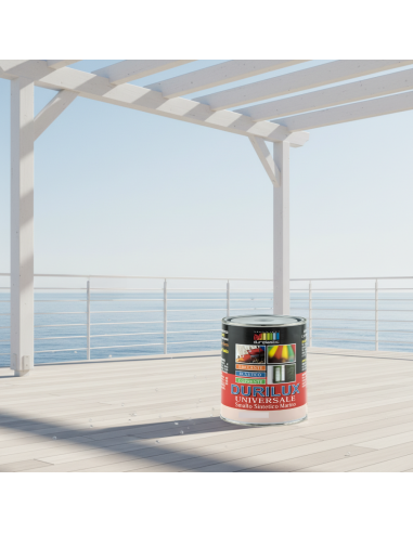 Smalto Sintetico Marino Lucido Per Legno E Ferro Bianco Perla 526 Ral 1013